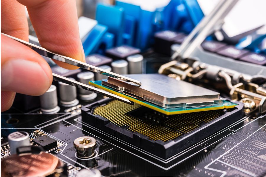 technician hands close up repairing computer hardware lebanon oh